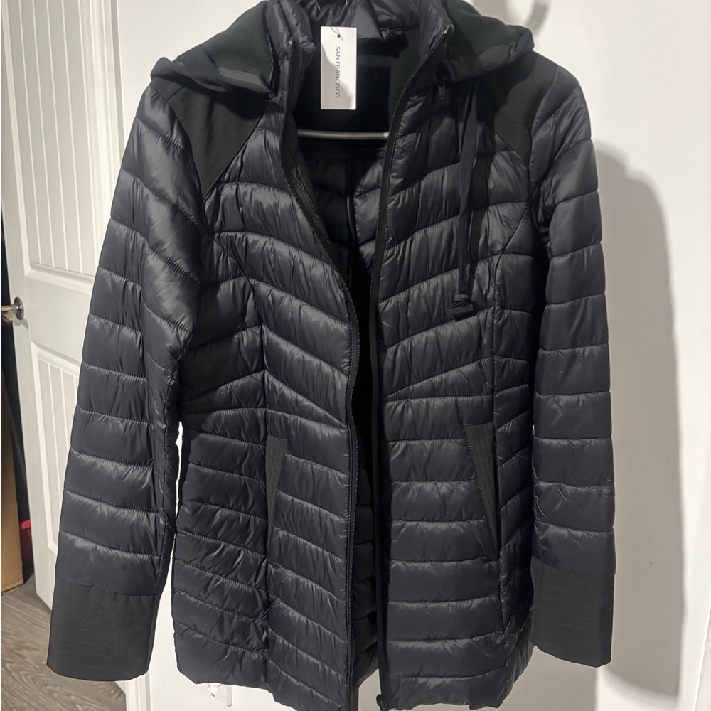 Women's Black Puffer Jacket